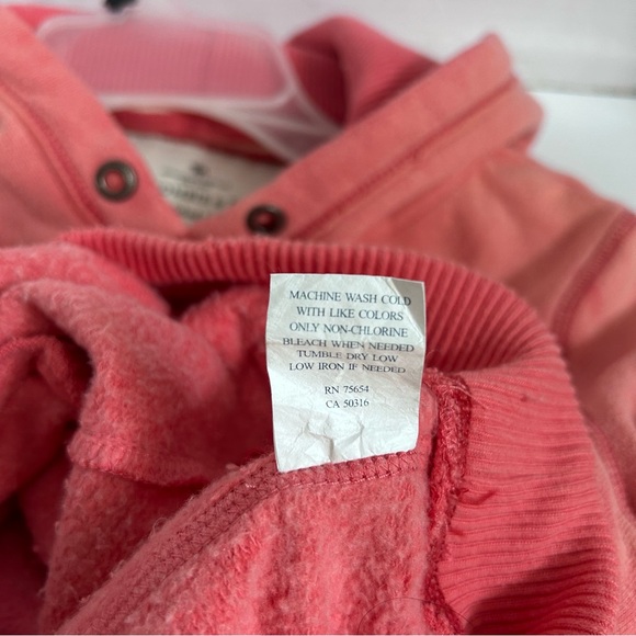 Peach/pink Abercrombie & Fitch hoodie size S - Picture 7 of 9
